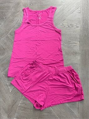 Kyte Baby Women's Tank Set in Raspberry